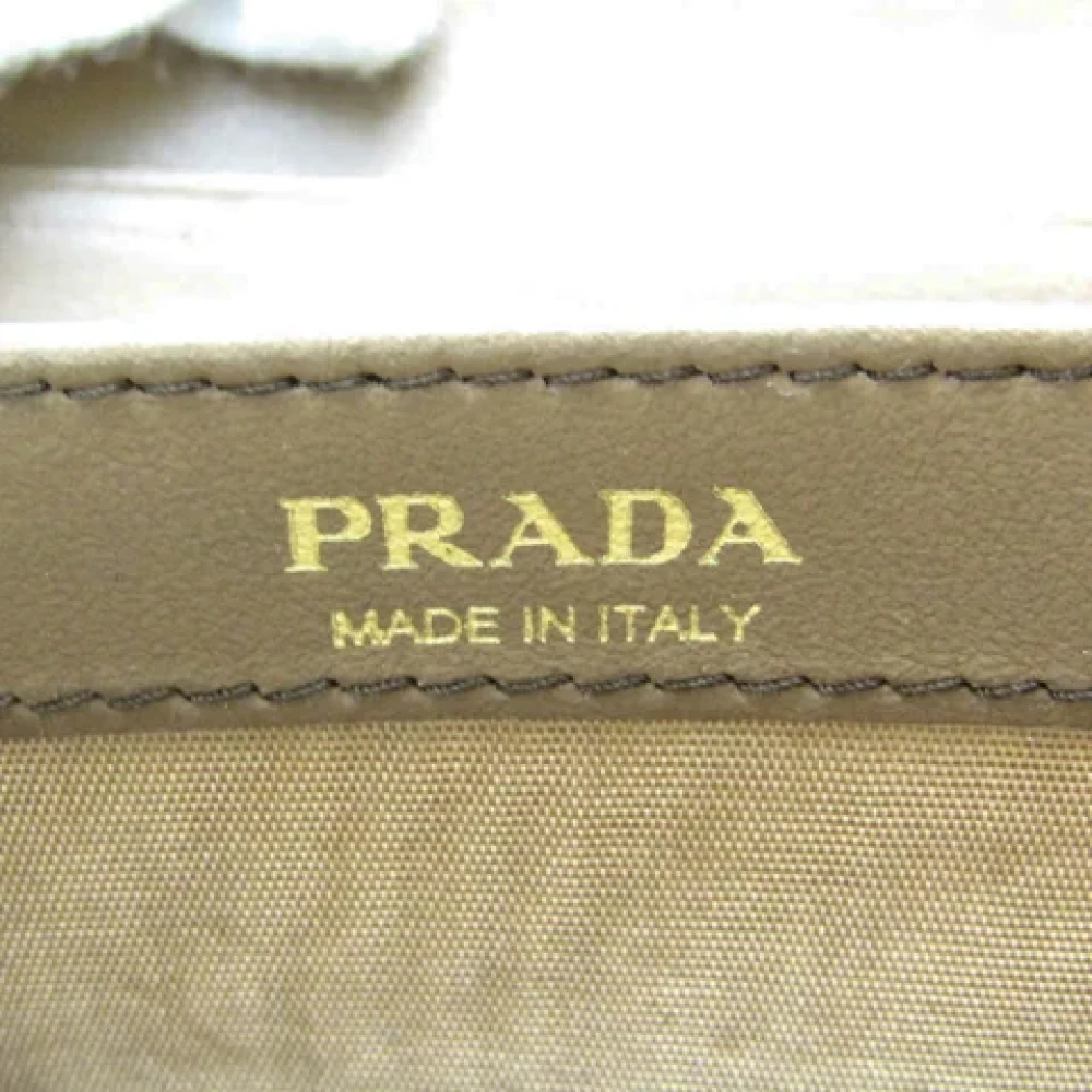 Prada Vintage Pre-owned Leather wallets Brown Dames