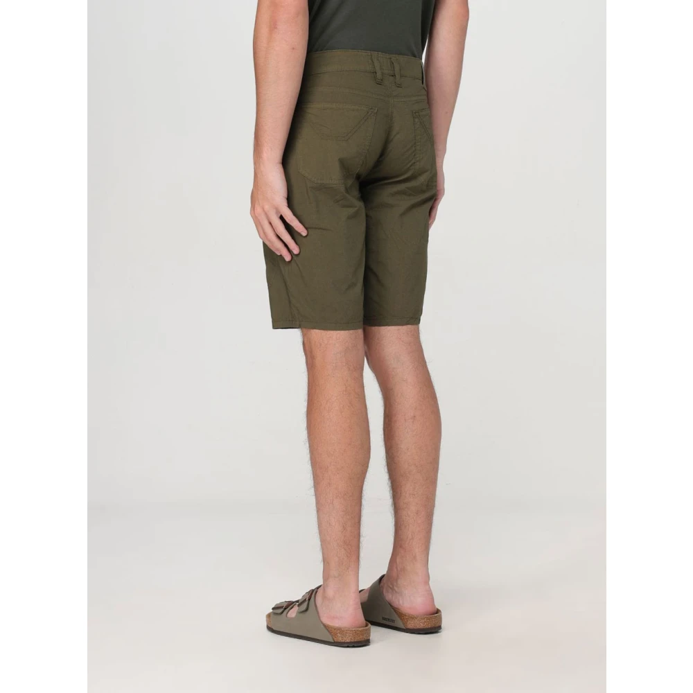 Jeckerson Groene Casual Bermuda Shorts Green Heren