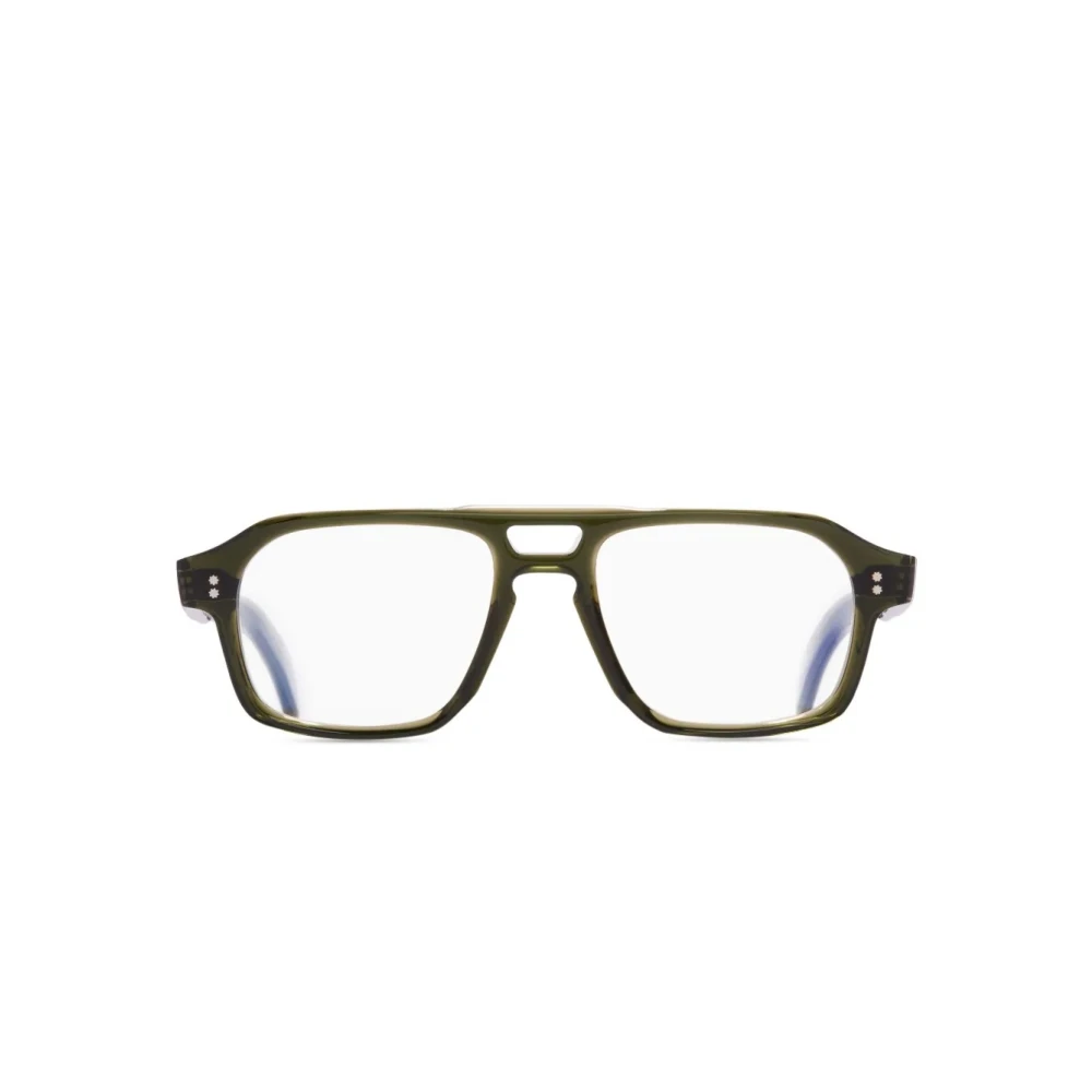 Cutler And Gross Unisex Green Eyeglasses