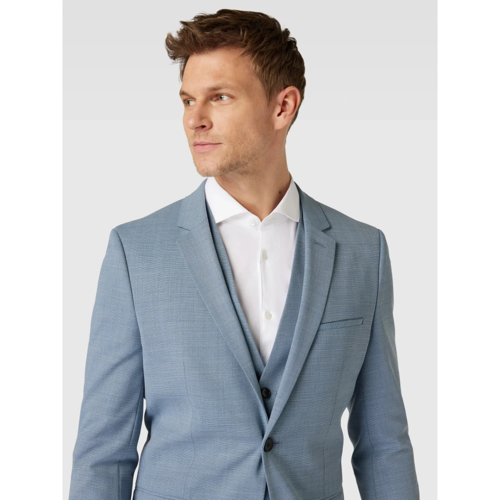 Hugo Boss Stijlvolle Blazer voor Mannen Blue Heren