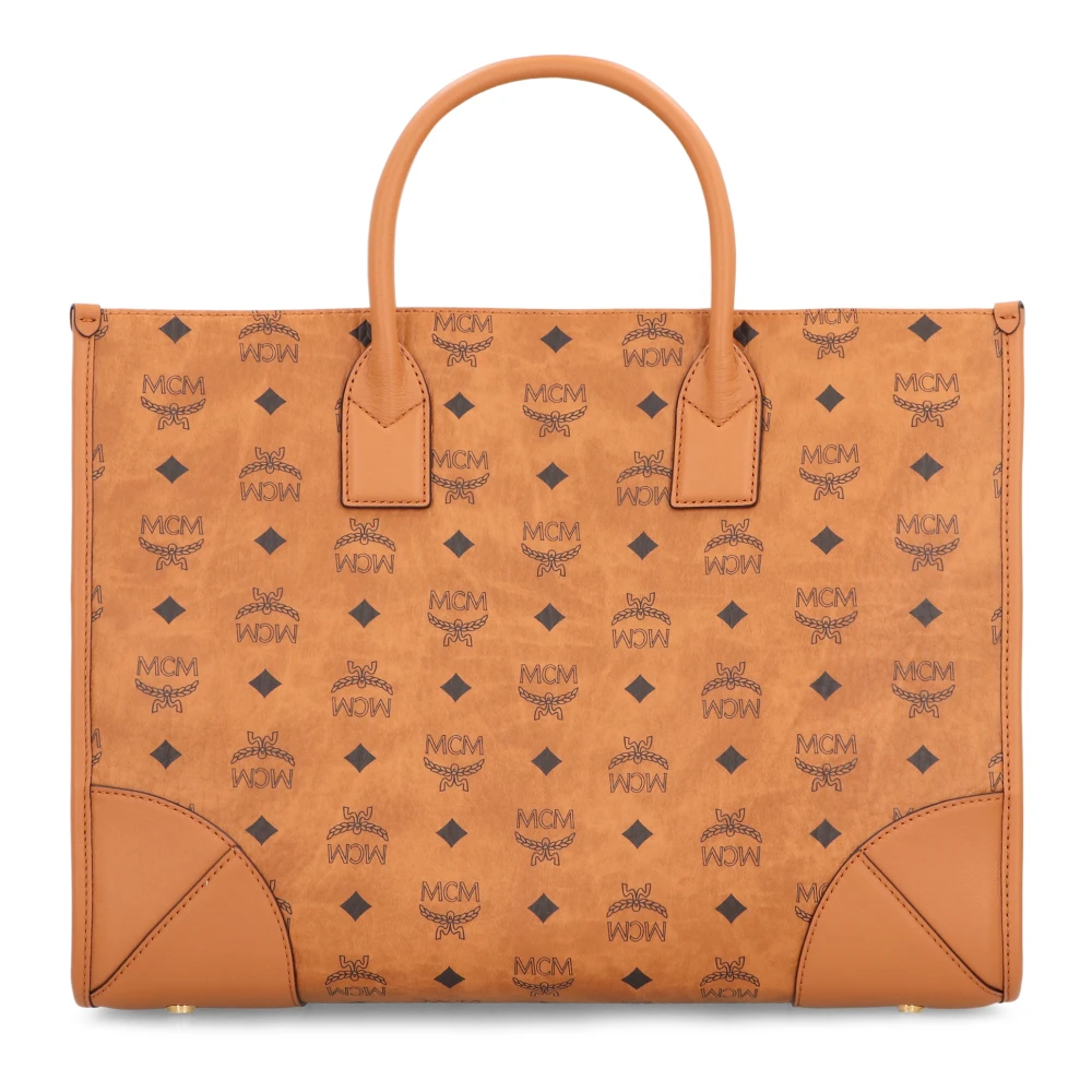 Mcm Brown München Tote - Female - Shopping Bags - One Size - Bags