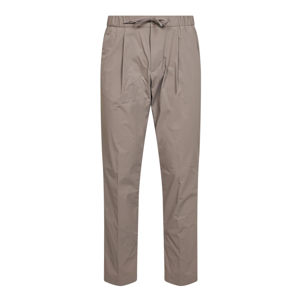 Herno Men's Brown Nylon Maestro Trousers
