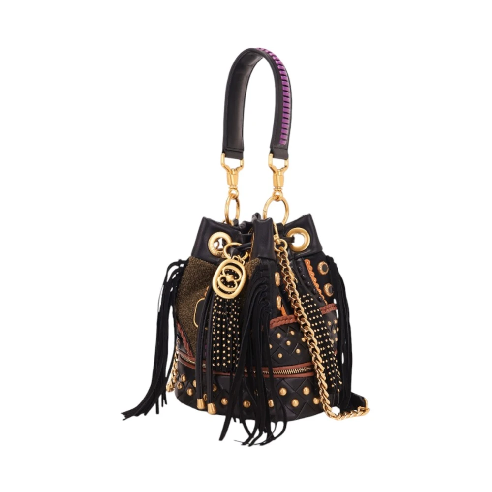 La Carrie Stijlvolle leren tas voor vrouwen Multicolor Dames