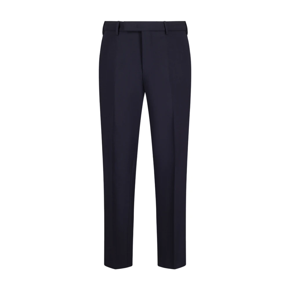 Pt Torino Mannelijk Blauw Broeken Heren, 2XL, Wol, Slim Wool Broeken