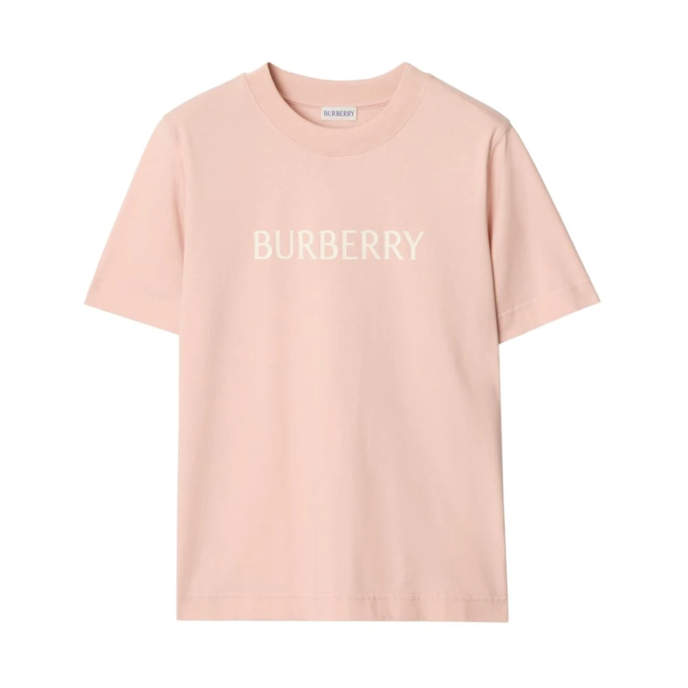 Burberry Women's Pink T-Shirts And Polos
