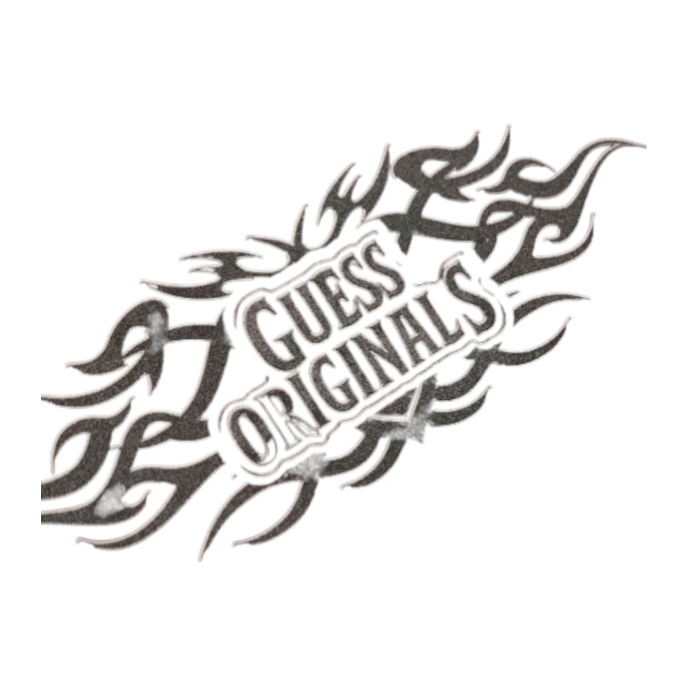 Guess Katoenen T-shirt voor Mannen Originals Black Heren