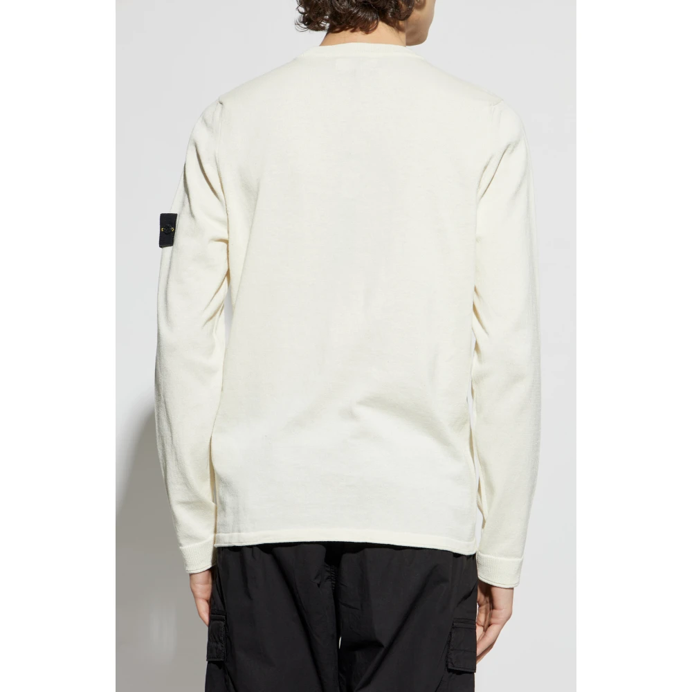 Stone Island Trui met logo Beige Heren