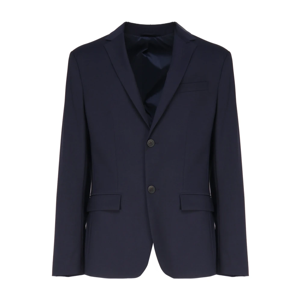 Calvin Klein Men's Blue Blazers, L, Double-Button Single-Breasted Blazer