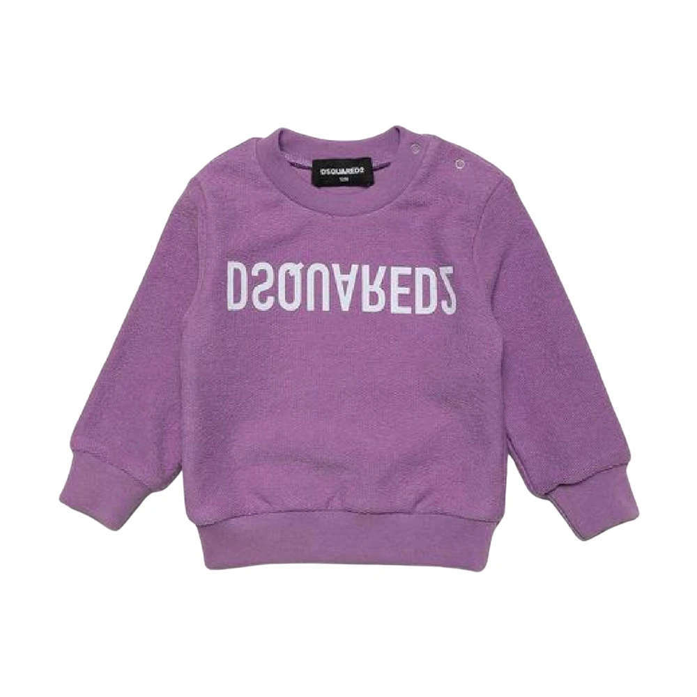 Dsquared2 Lila Logo Sweatshirt Purple, Unisex