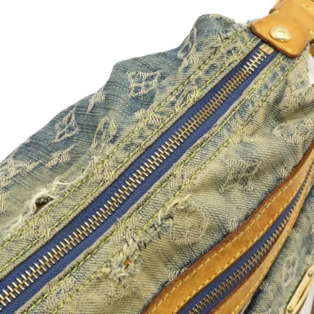 Louis Vuitton Vintage Pre-owned Denim louis-vuitton-bags Blue Dames