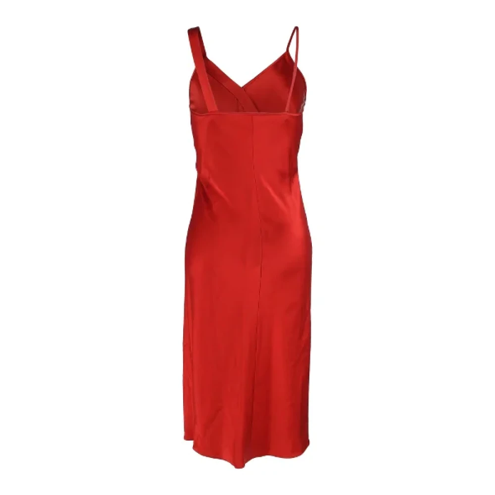 Alexander Wang Pre-owned Satin dresses Red Dames