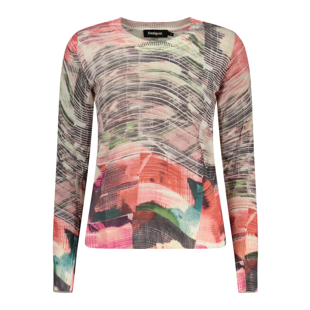 Desigual Bianco Viscose Womens Sweater - S - Image 4
