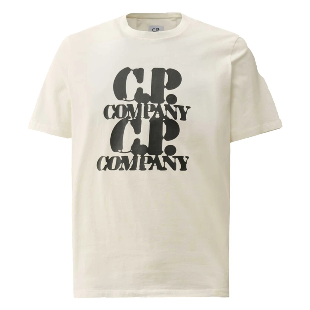 C.P. Company Grafische T-shirts en Polos White Heren