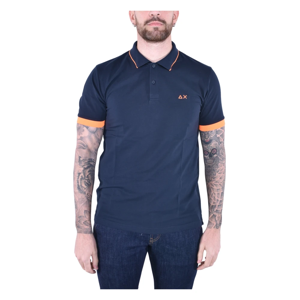 Sun68 - Tops > Polo Shirts - Blue - Sun68 - Modalova