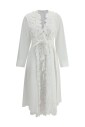 floral-applique-v-neck-dress
