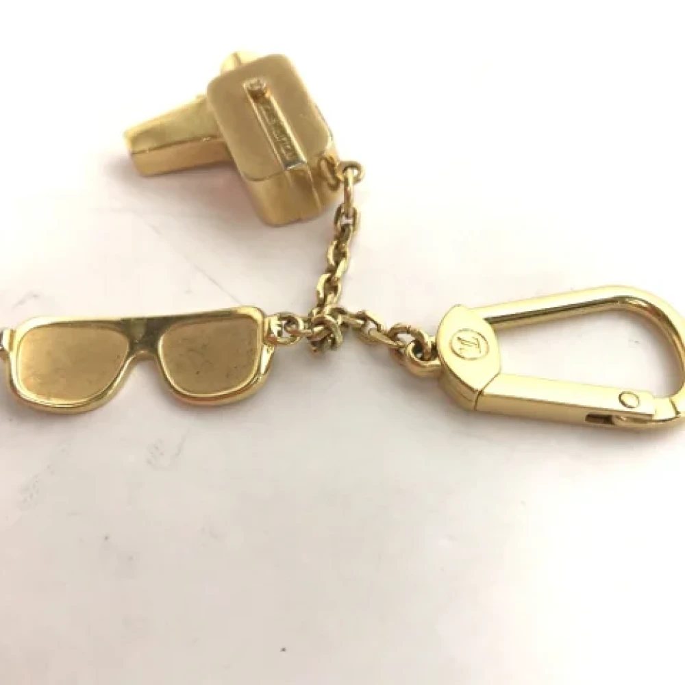 Louis Vuitton Vintage Pre-owned Fabric key-holders Yellow Heren