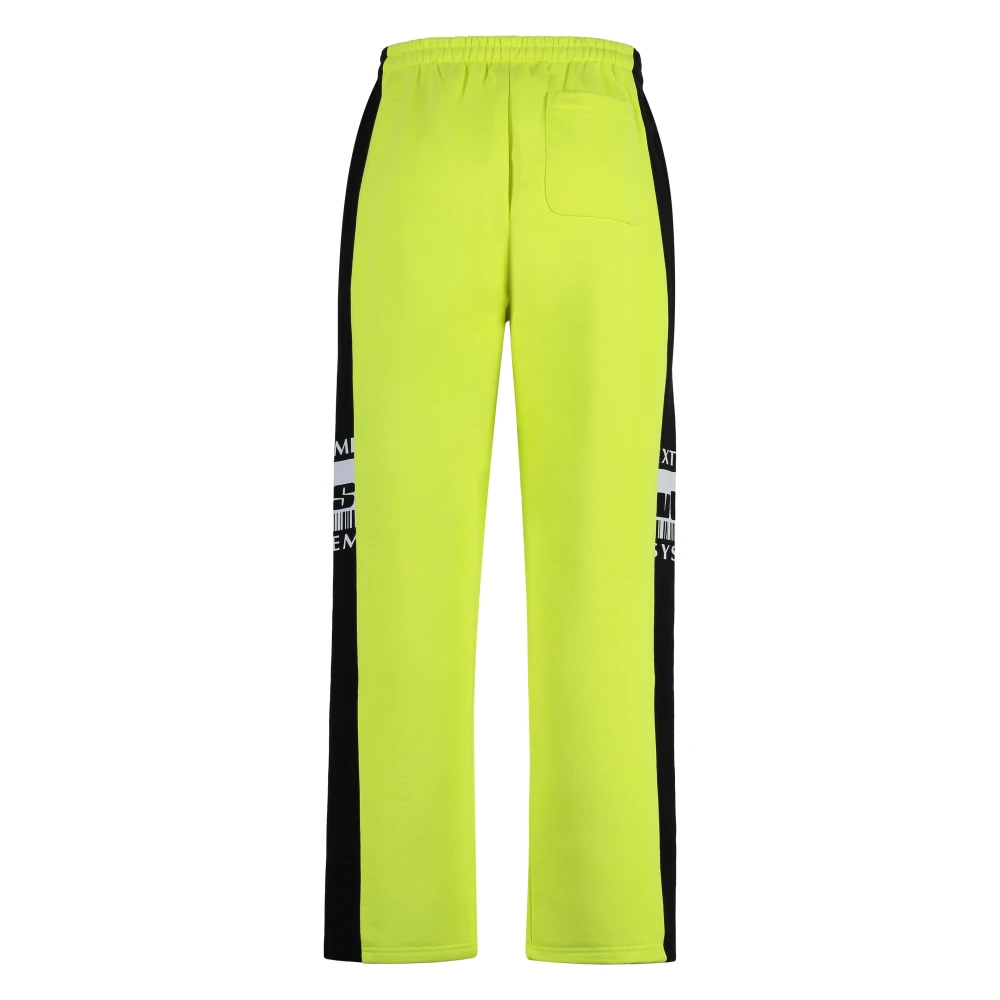 Vetements Contrast Logo Katoenen Track-Pants Multicolor Heren