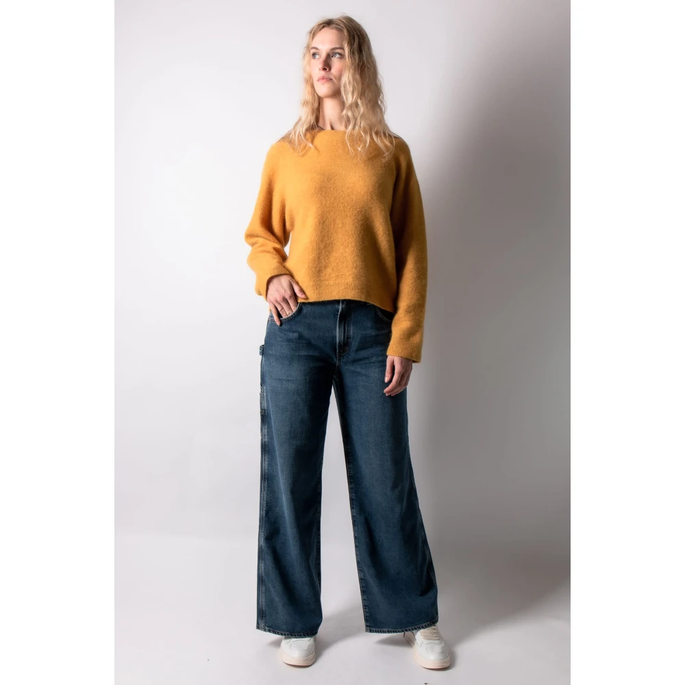 Agolde Donkerblauwe Worker Jeans Blue Dames