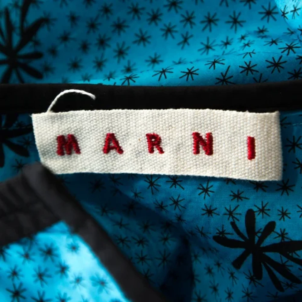 Marni Pre-owned Cotton tops Blue Dames