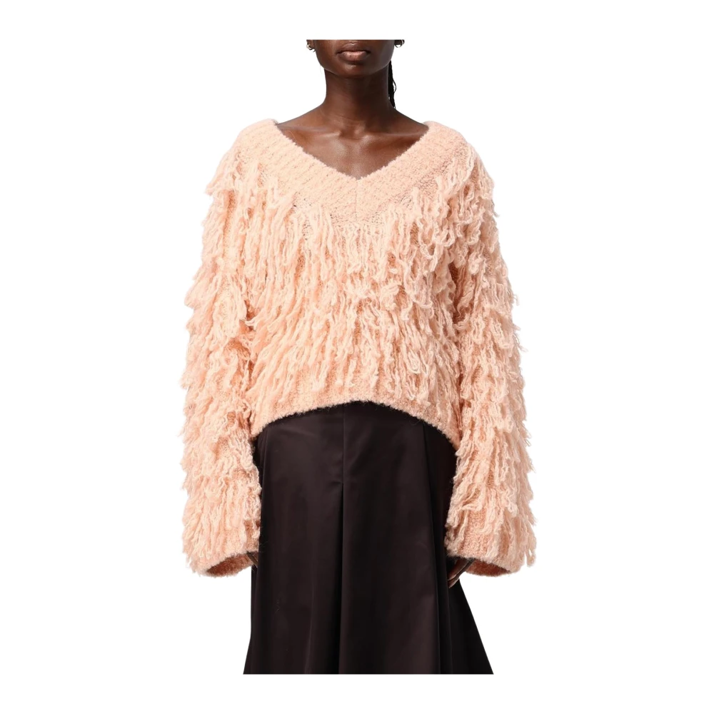 Knitwear > V-neck Knitwear - - Genny - Modalova