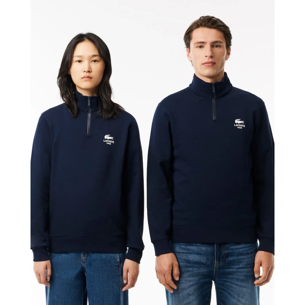 Lacoste Blauwe Sweater Blue Heren