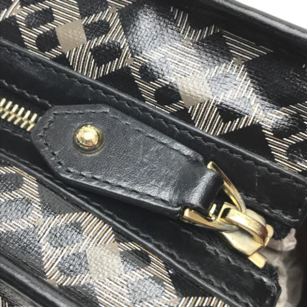 Bally Pre-owned Fabric shoulder-bags Black Dames