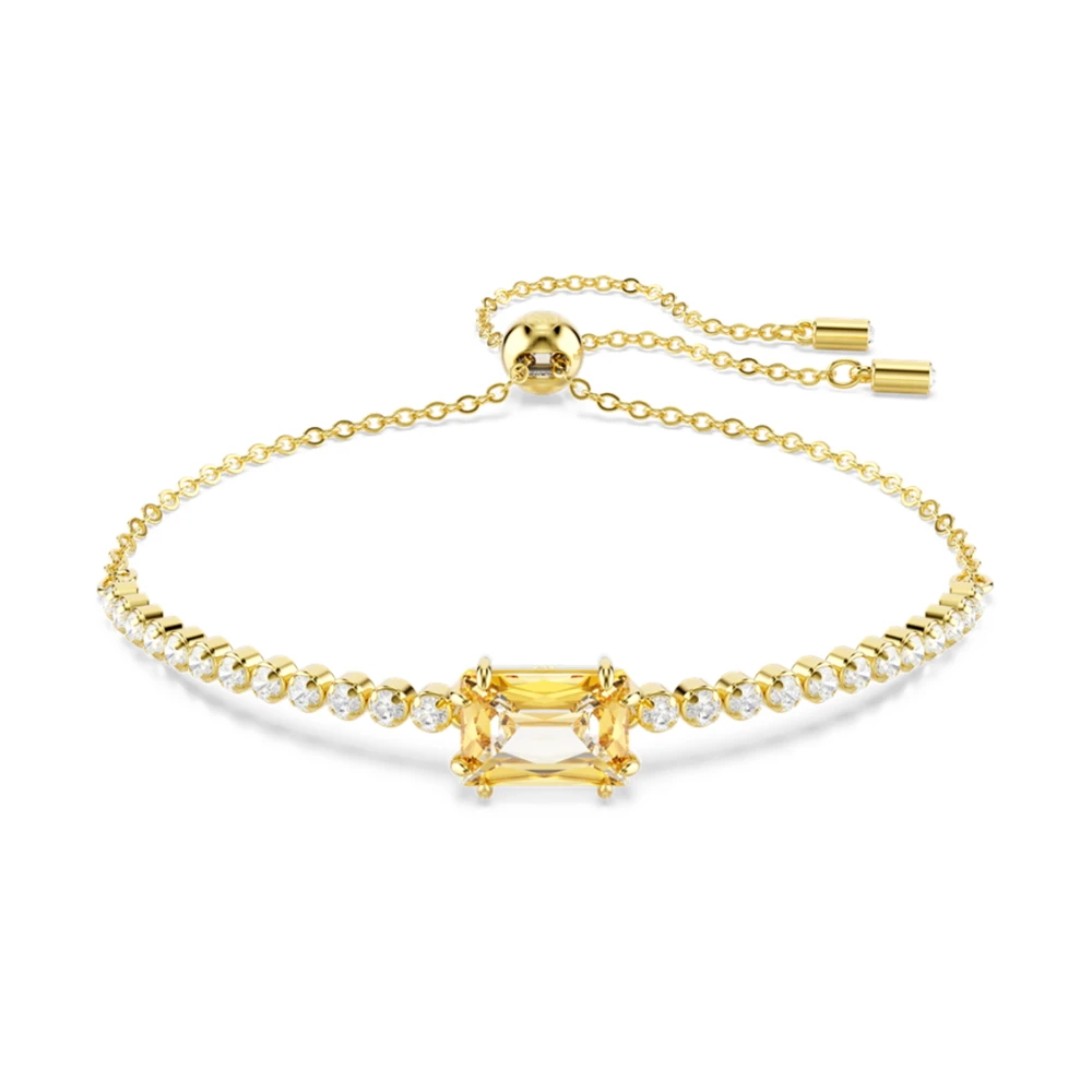 Swarovski Women's Yellow Elegant Crystal Matrix Bracelet - Bracelets - One Size - Accessories
