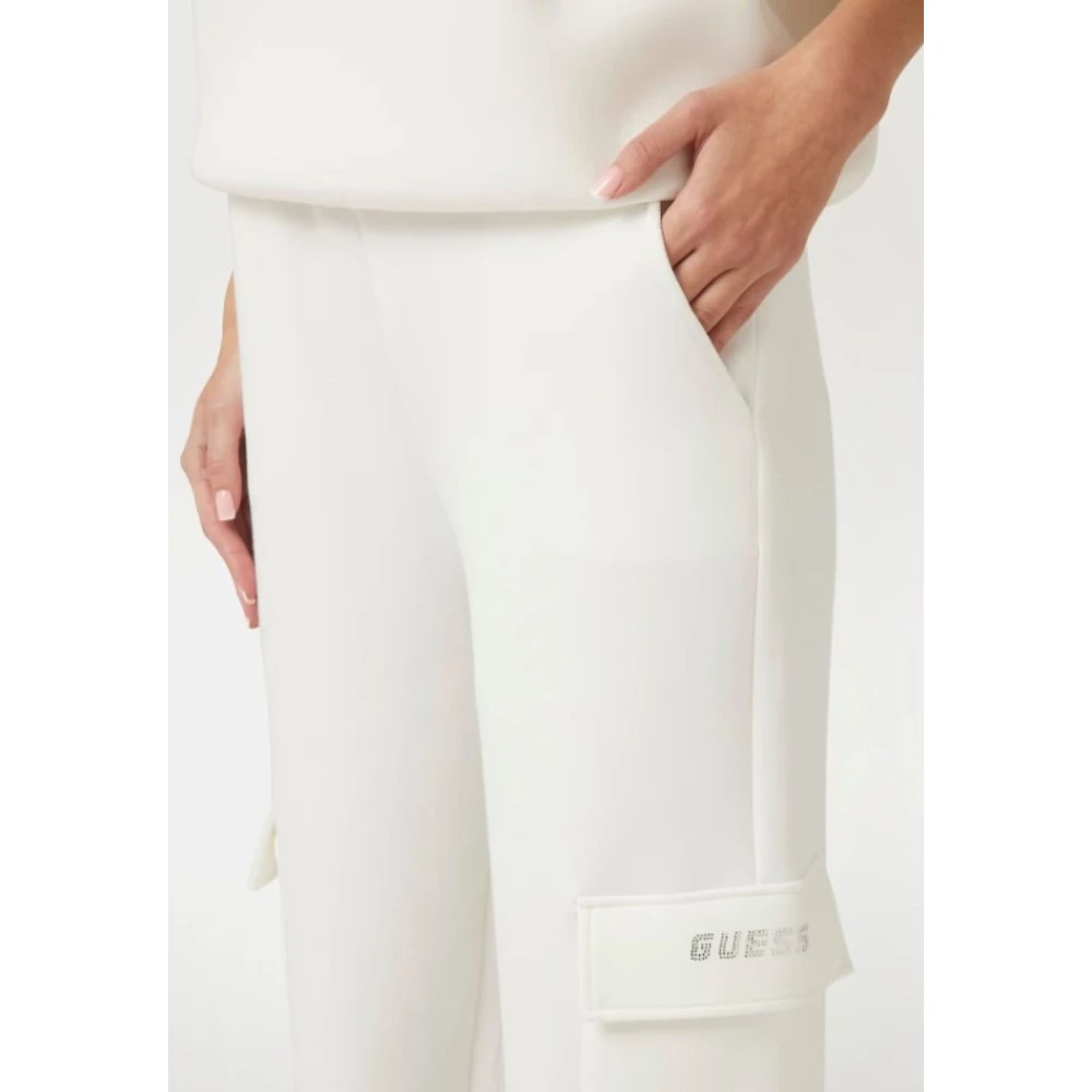 Guess Cargo broek voor vrouwen White Dames