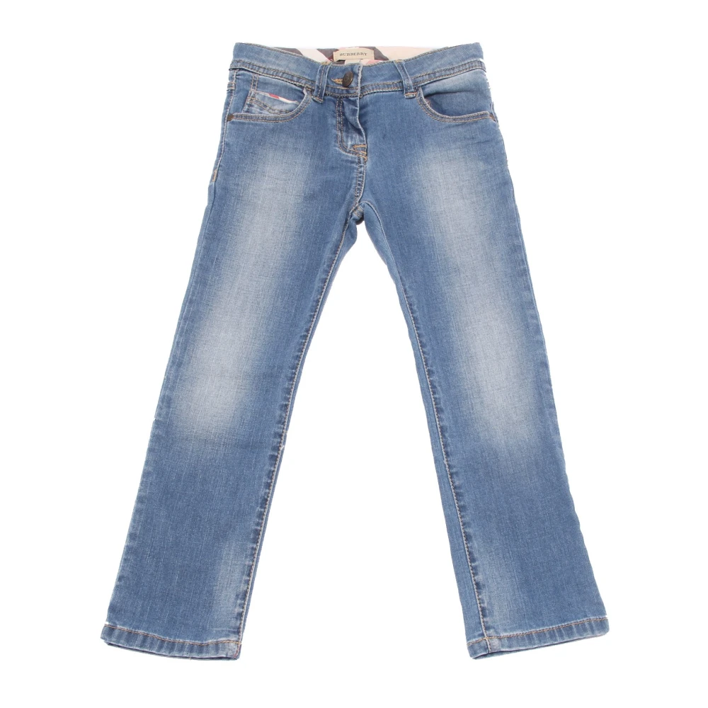 Burberry Girls Blue Jeans, 5 Y, Denim Trouser Pant