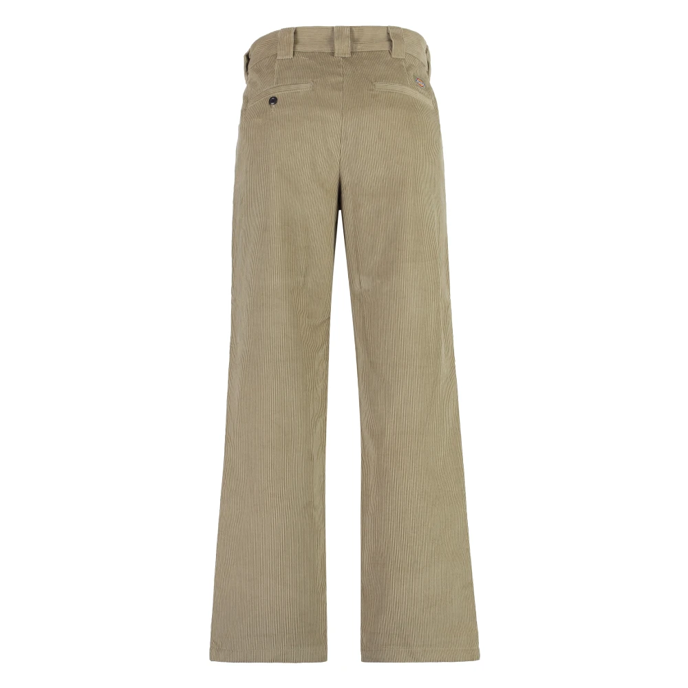 Dickies Ribfluwelen Broek met Zakken Beige Heren