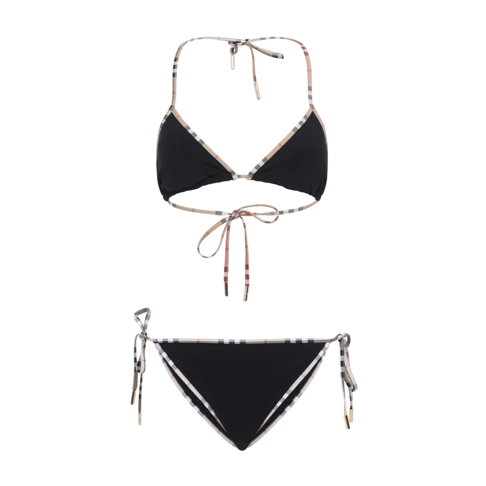 Burberry Women's Black Swimwear Accessories - Bikinis - M - Swimwear