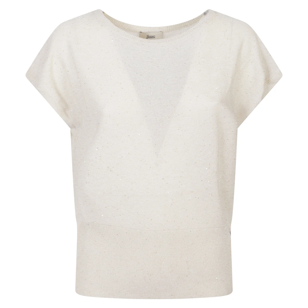 Herno Mujer Blanco Camisetas, Talla: S