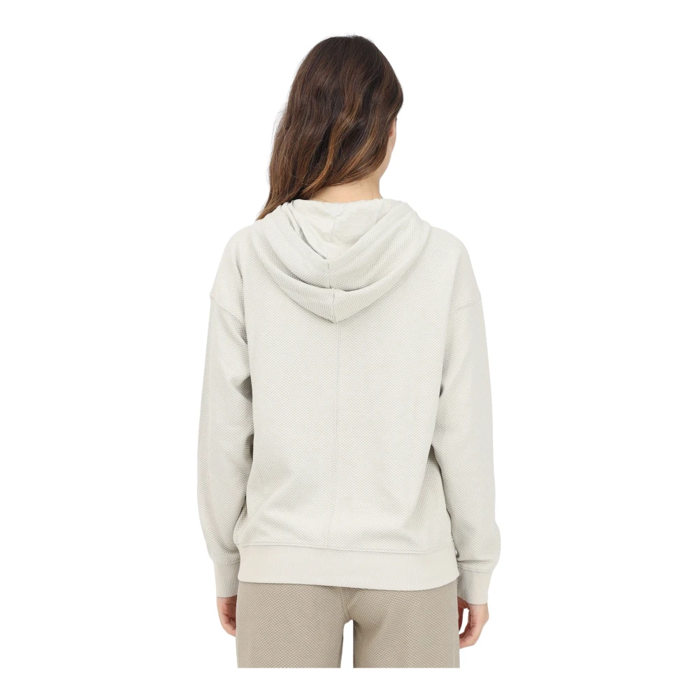 Puma Beige Sweater met rits en capuchon Gray Dames