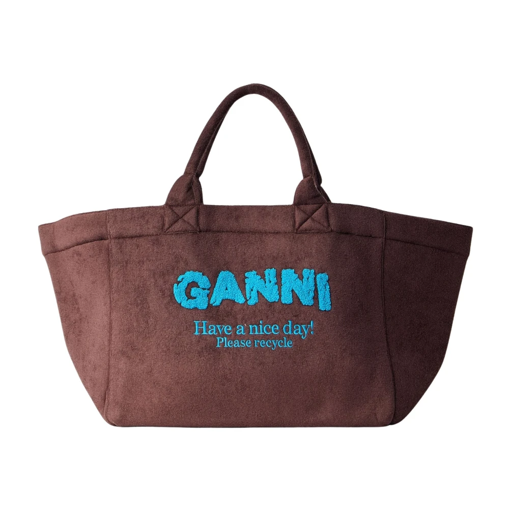 GANNI XXL-Wendeshopper in Braun - Bild 3