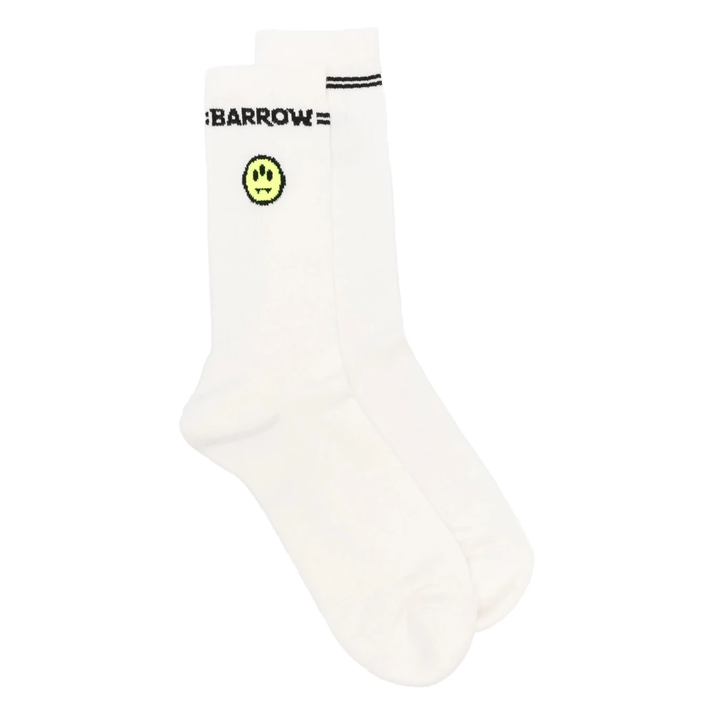 Barrow Witte Katoenen Sokken White Unisex