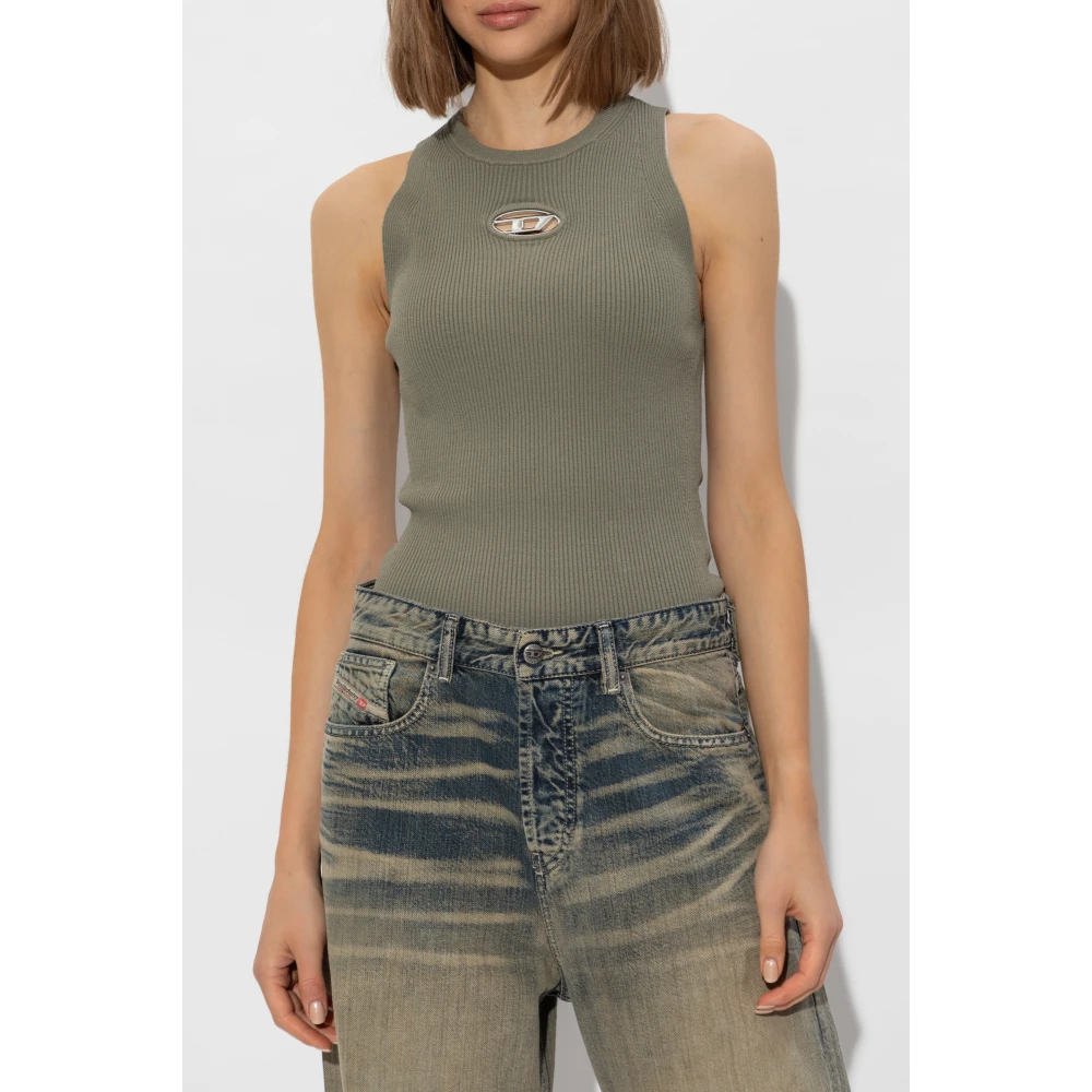 Diesel Top M-Caddix-Top Green Dames