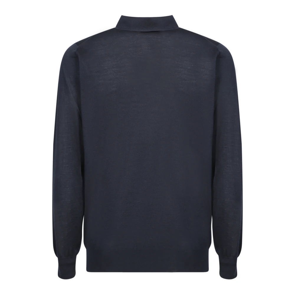 Dell'oglio Blauw T-shirt voor mannen Blue Heren