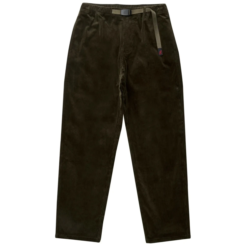 Gramicci Ribfluwelen Broek Olijfgroen Green Heren