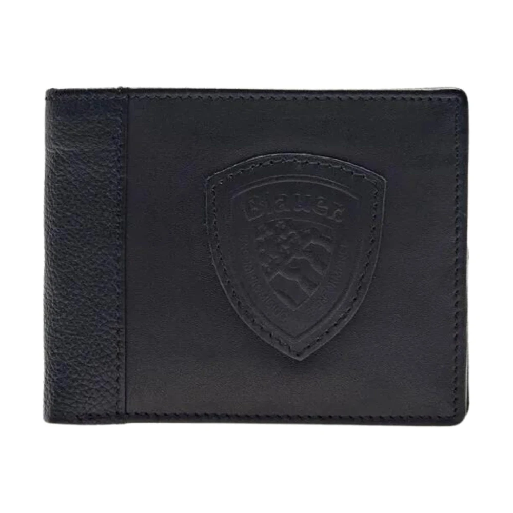 Blauer - Cartera Tarjetero De Cuero - Accessories - Hombre - Negro - One Size