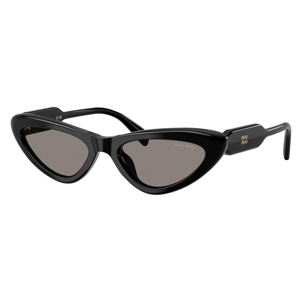 Miu Miu Unisex Black Mu B11su Sunglasses - Sunglasses - 55 Mm - Accessories