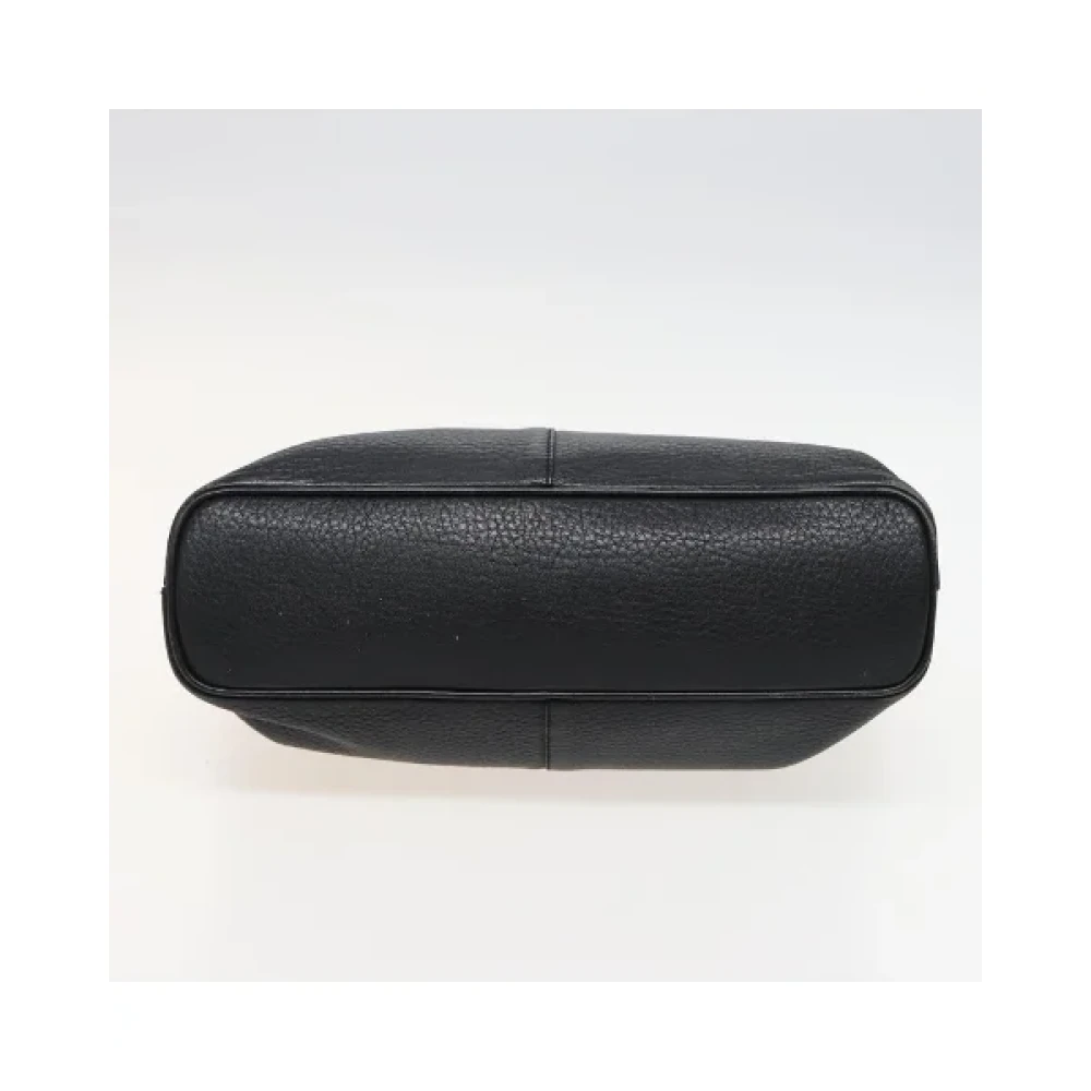 Burberry Vintage Pre-owned Leather handbags Black Dames