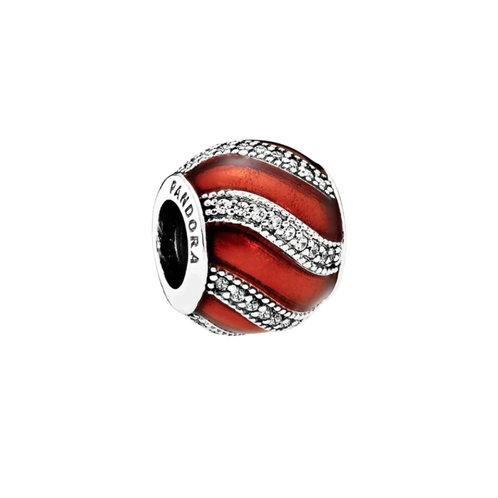 Pandora Donna Rosso Accessori, Taglia Unica, New,