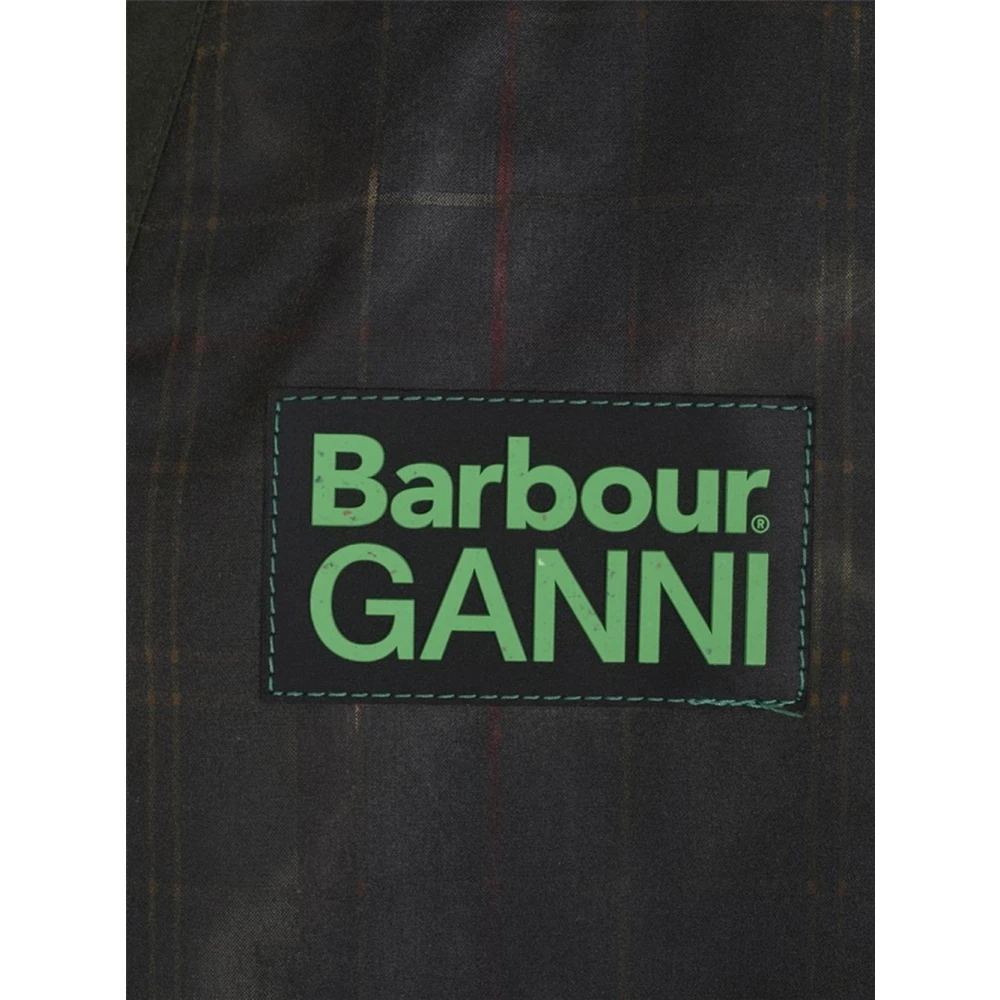Barbour Katoenen Parka Jas Green Dames