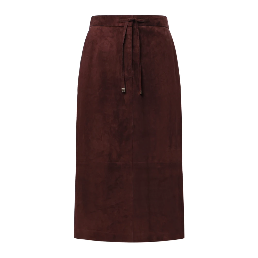 Max Mara , Midi Skirts, Female, Red, S, S Skirts - Image 3