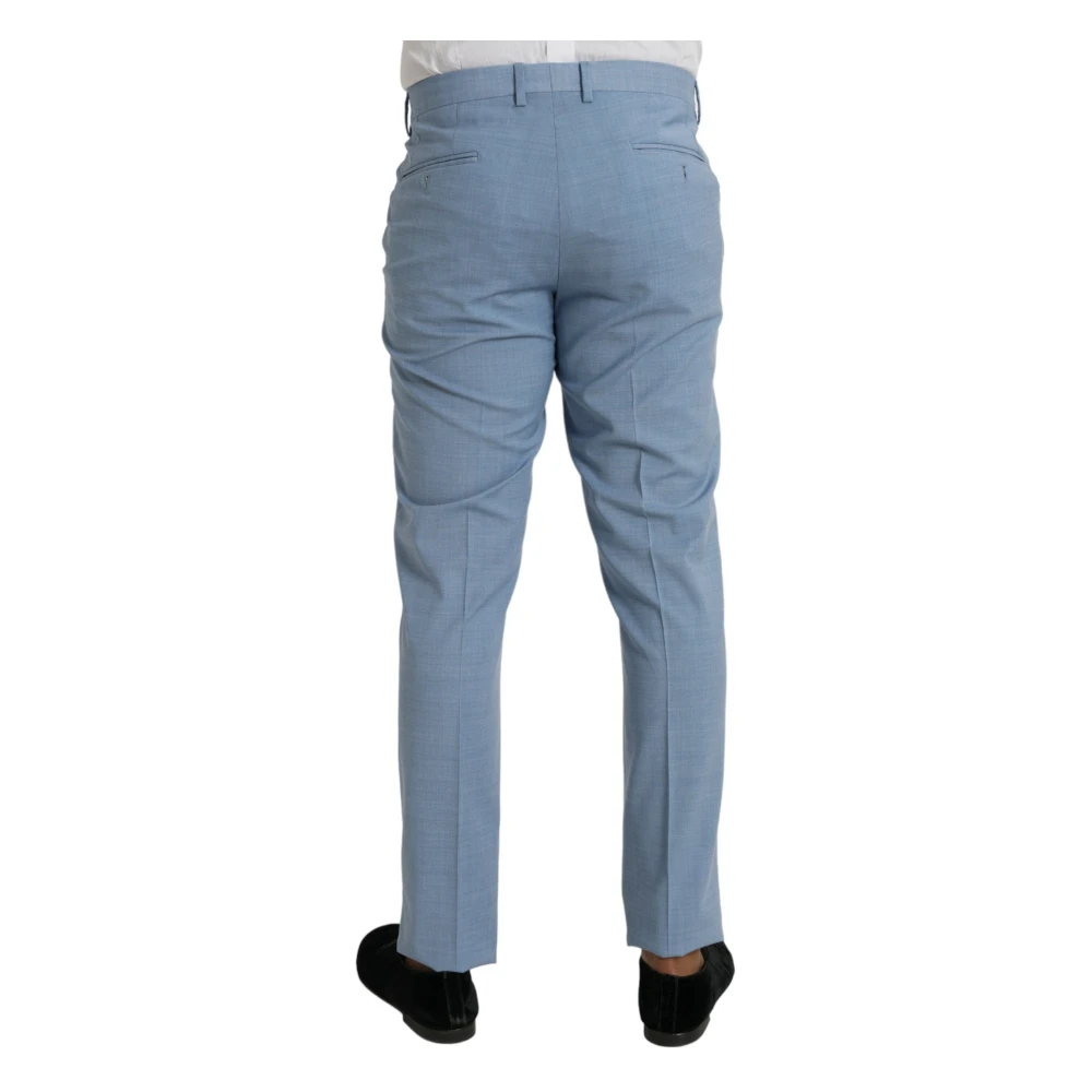 Dolce & Gabbana Slim Fit Martini Formeel Pak Blue Heren