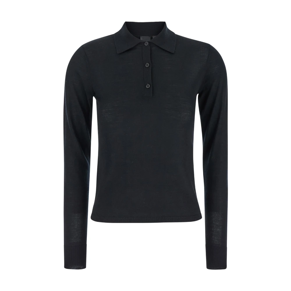 Pinko Zwarte Liquoroso Polo T-shirts en Polos Black Dames