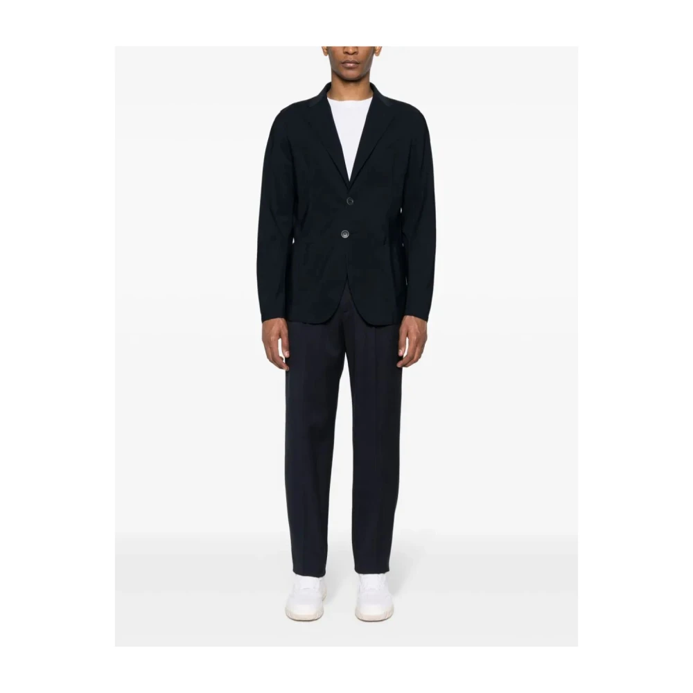 Herno Blauwe Jas Blue Heren
