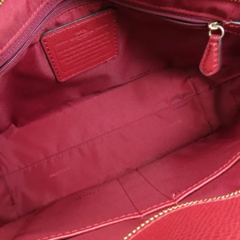 Coach Pre-owned Fabric totes Brown Dames