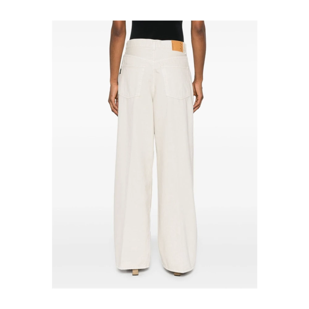 Haikure Natuurlijke Wijde Broek White Dames