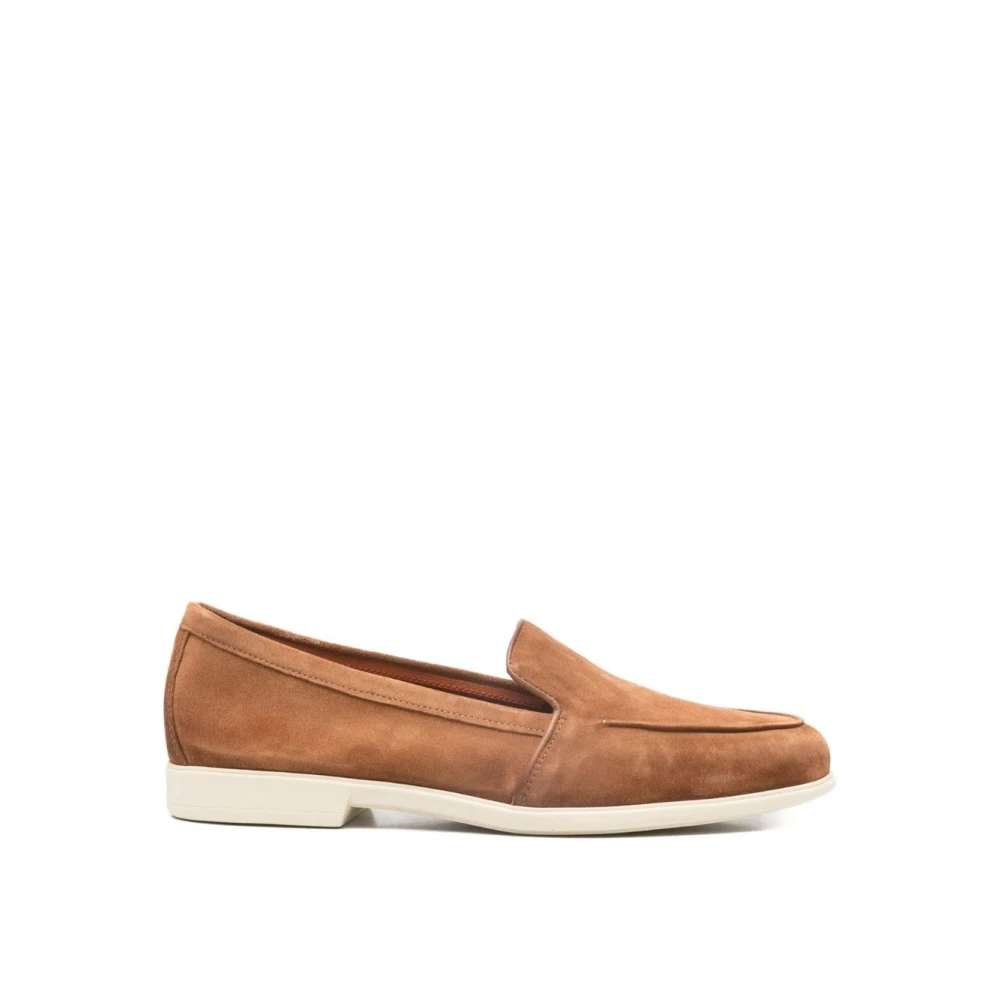 Santoni Women's Brown Malibu Loafer - Loafers - 6 Uk - Shoes